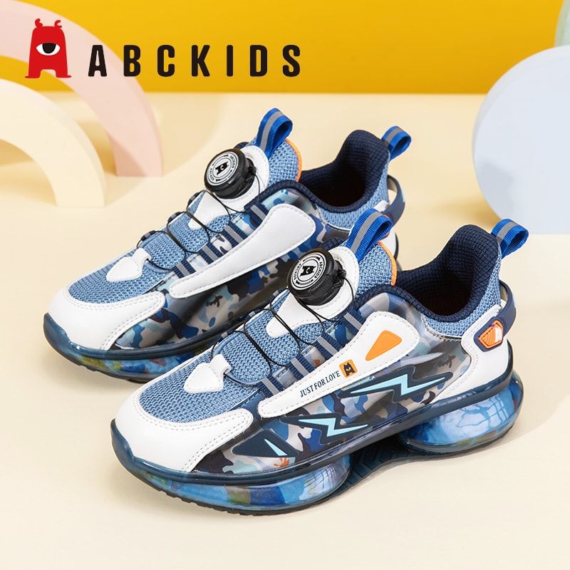 ABCKIDS男童网面运动鞋旋转扣