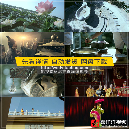 Q006银杏树鸟群荷塘观天象淮南子古代炼丹药人文历史高清视频素材