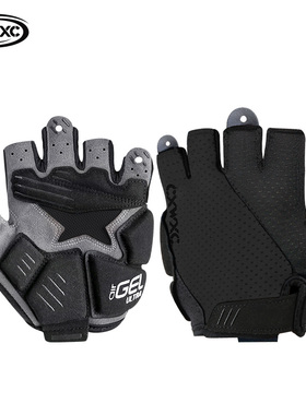 CXWXC自行车手套半指夏季减震骑行手套公路车山地车专用单车装备