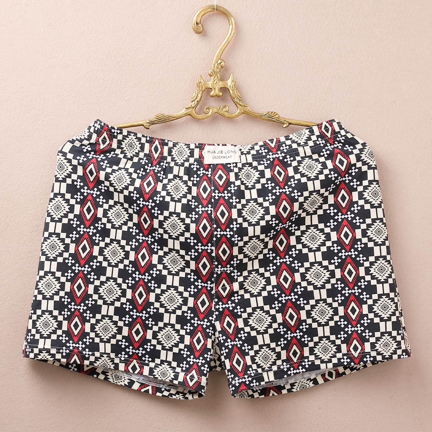 男士纯棉阿罗裤宽松舒适不卡裆