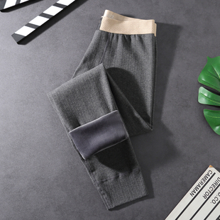 德绒秋裤 男士 纯棉2025新款 保暖裤 加厚加绒裤 冬季 高腰打底棉裤 男款