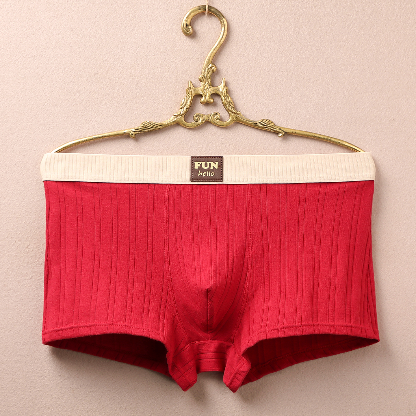 2025新款本命年红色男士纯棉内裤