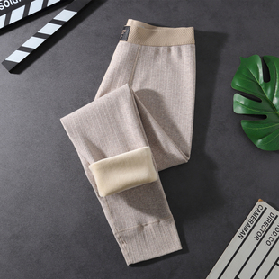 德绒秋裤 加绒男士 绒裤 男款 加长毛裤 冬季 青少年加厚线裤 保暖裤 棉裤