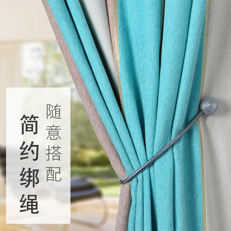 创意窗帘绑带一对装磁力窗帘扣