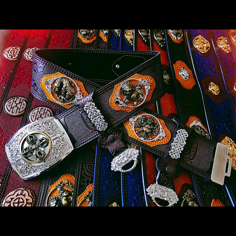 男款蒙古袍传统民族舞蹈演出腰带