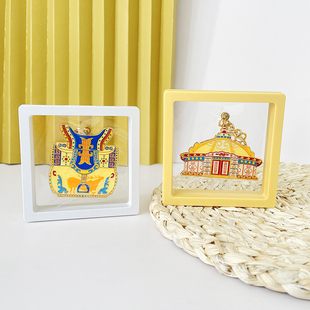 蒙古元素纪念民族风蒙古包马鞍钥匙圈创意礼品原创平安吉祥钥匙扣