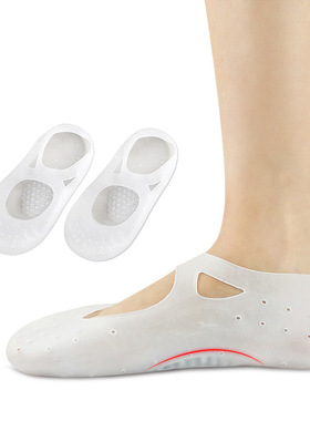 SEBS足弓船袜足底脚跟套船袜男女家居透气凝胶沙滩袜脚套现货