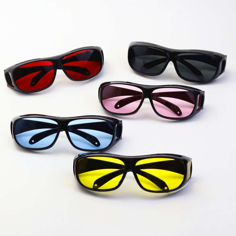 新款防护劳保墨镜户外骑行太阳镜防风沙劳保眼镜夜视驾驶镜TV墨镜