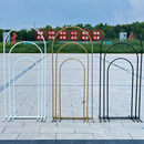 婚庆道具铁艺拱门弧形架子婚礼背景迎宾支架鲜花拱门架子路引摆件