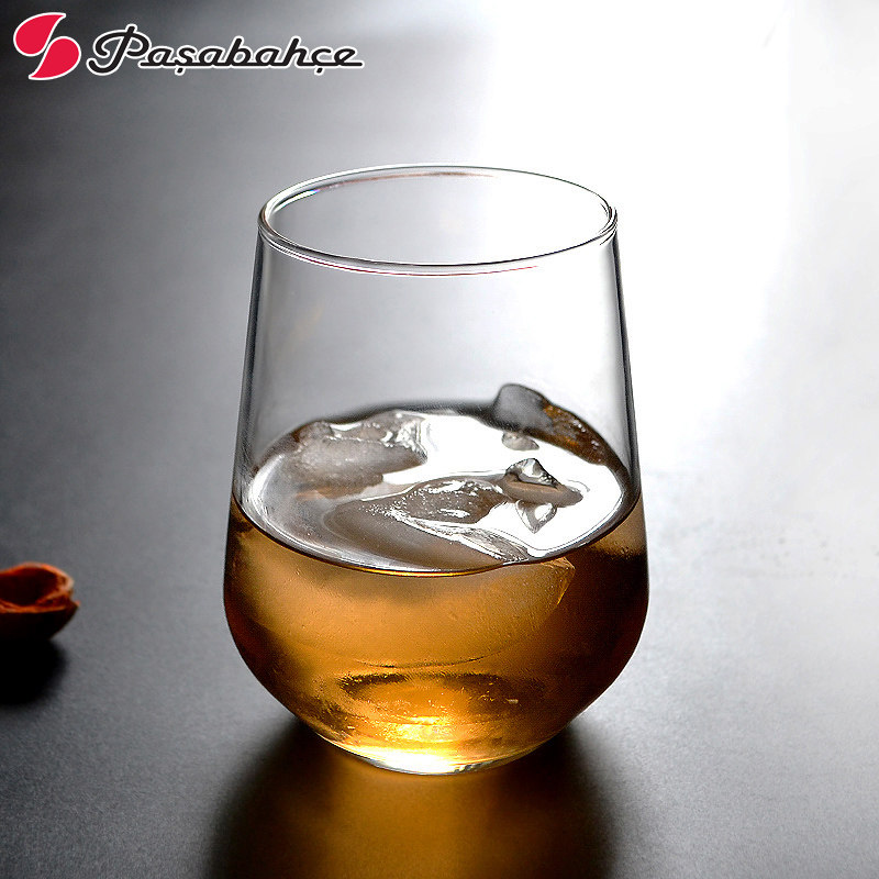帕莎帕琦进口透明玻璃杯水杯菱形茶具凉茶杯子窄口洋酒杯威士忌杯