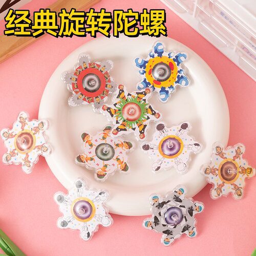 新款旋转陀螺幼儿园小学生创意玩具礼品动感网红手指地转小陀螺