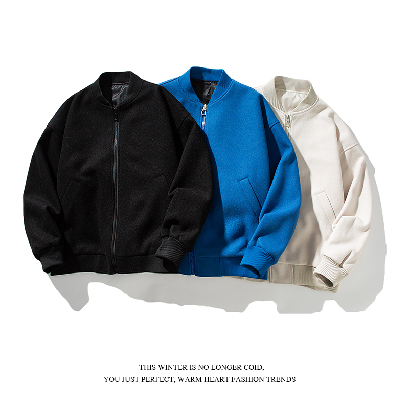 2024新款秋冬款ins中性棒球服宽松外套男潮牌休闲夹克男S21-P88，男装夹克，电商A234