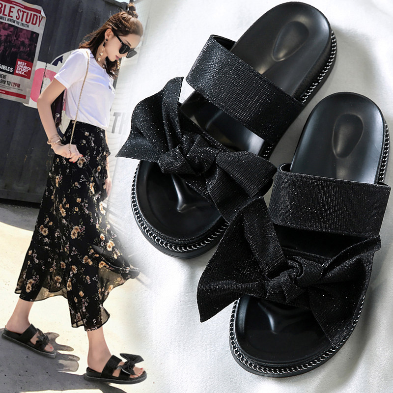 Sandales femme      en tissu paillete - Ref 2672100 Image 1