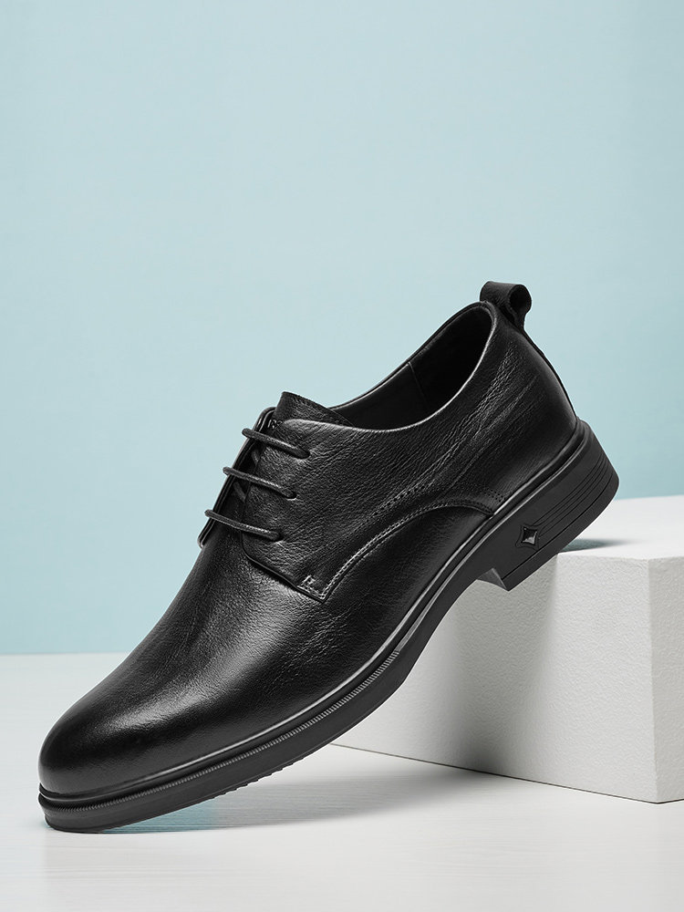 HASEN LEATHER SHOES MENS BUSINESS FORMAL WEAR MENS LEATHER SHOES BRITISH LEATHER DERBY SHOES AUTUMN AND WINTER MENS SHOES WEDDING GROOM SHOES