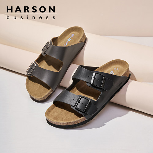 Harson哈森夏季凉鞋男拖鞋
