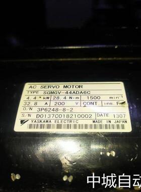 SGMGV-44ADA6C电机SGMGV-44ADC61 SGMRS-44A2A-YR21SGMCS-35E3B11