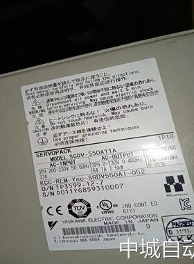SGMGV-44DDA6H电机SGMGH-75ACA21SGDV-550A11A驱动器SGDM-15ADA-V