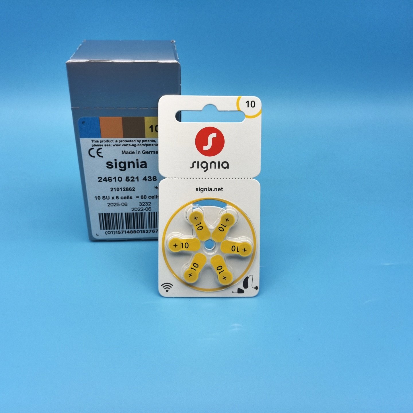 德国进口原装助听器电池西嘉