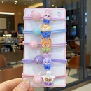 扎头发绳小女孩可爱疯狂动物城皮筋高弹力皮套儿童绑马尾头花发圈