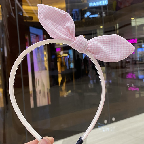 头箍头卡子女春夏新款布艺兔耳朵