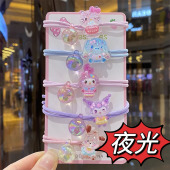 扎头发绳女儿童动物城头花皮筋可爱水果高弹力皮套绑马尾夜光发圈