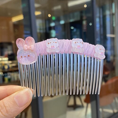 儿童碎发神器插梳发梳塑料发夹