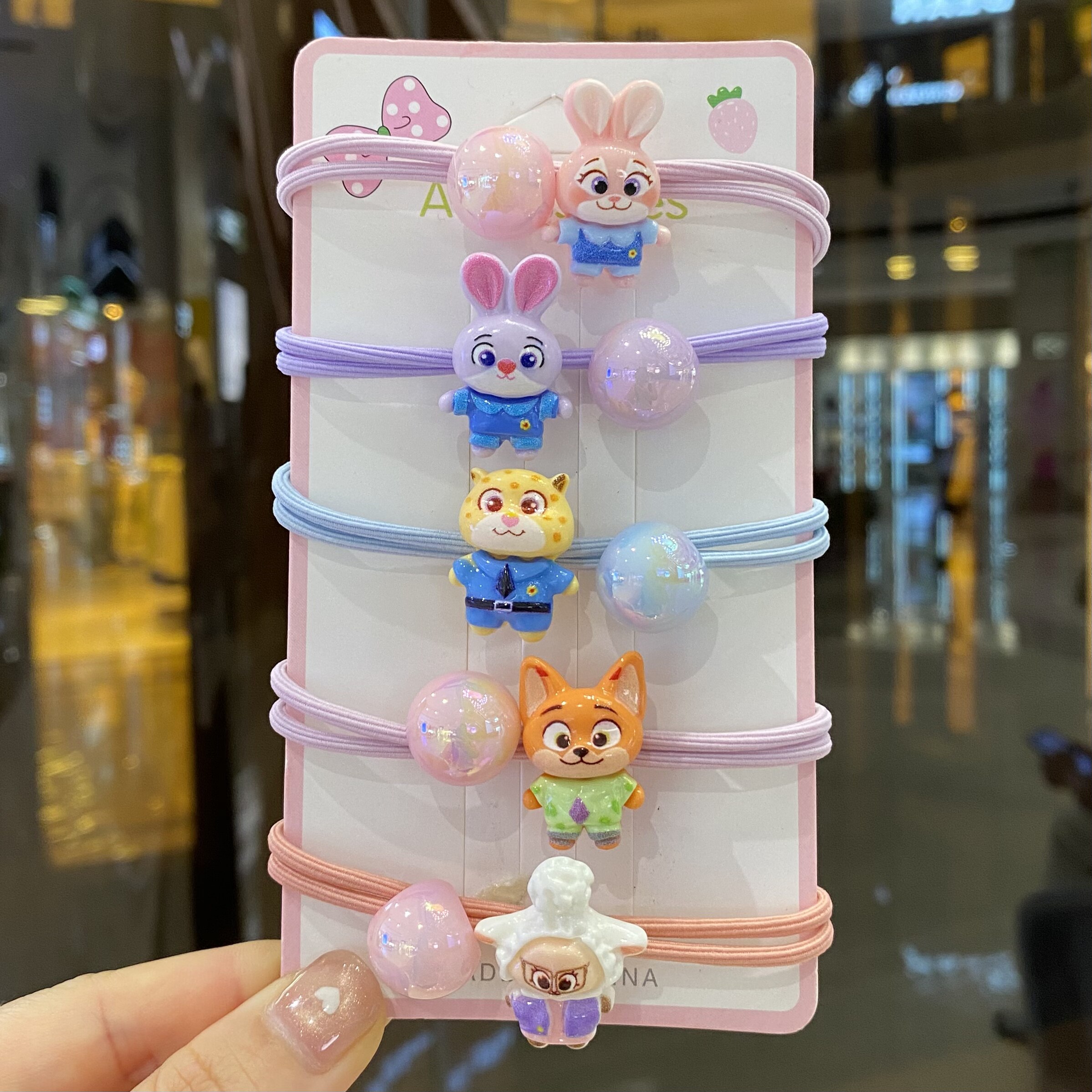 小女孩疯狂动物城皮筋发圈扎头绳