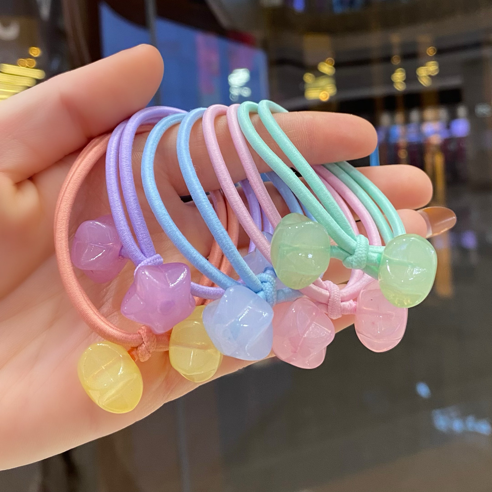 扎头发绳女儿童小学生绑马尾皮套