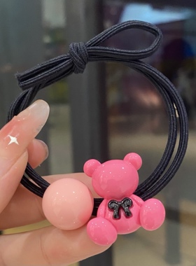 扎头发绳女童小学生绑马尾皮套