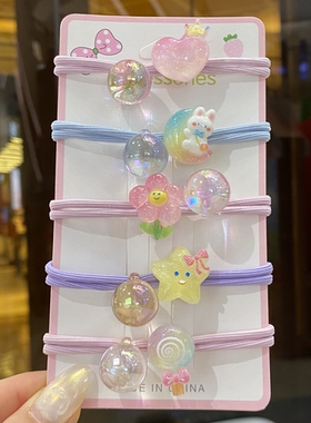 小女生扎头发绳可爱高弹力耐用
