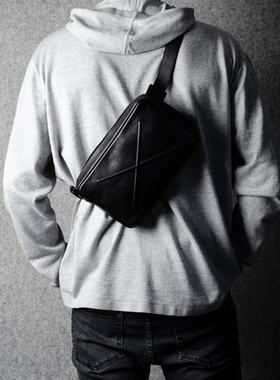 英国潮牌Hard Graft 特色潮流便携收纳包 单肩斜背包 日常轻背包