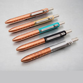 机加工制 红铜款 签字笔 美国制造 写字笔 圆珠笔 金属笔 Karas