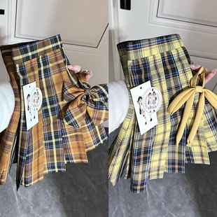 木野枫 ／木野杏【秋冬双子】木野高原创格裙JK日系学院风百褶裙