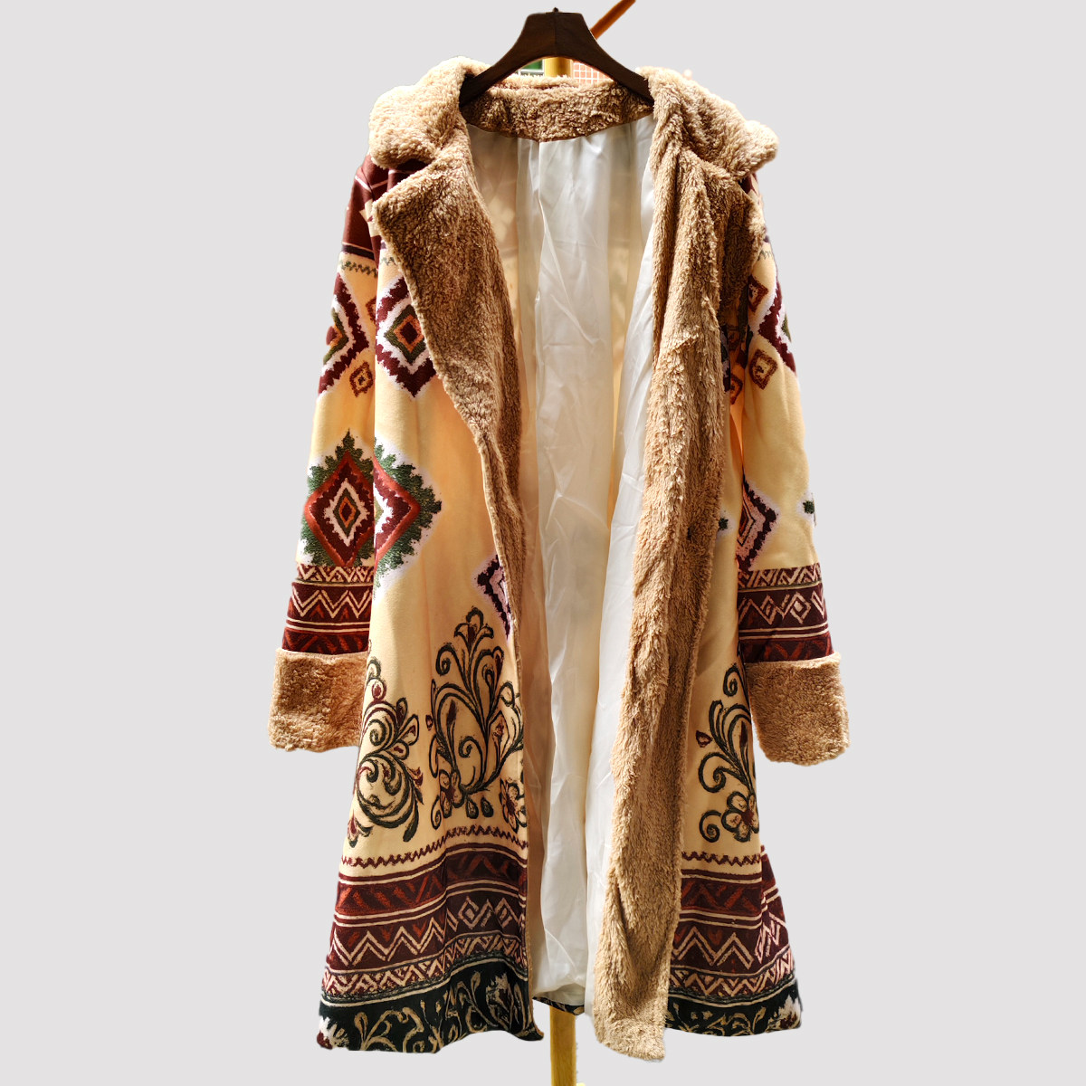 2025年冬季新品女款V领中长款披肩外套上衣服韩版长袖休闲风简约,女装/女士精品,短外套,淘宝优惠券,粉丝福利购,淘宝优惠卷