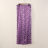 百搭轻薄印花后松紧腰休闲裤 2024年夏款 子气质 长裤 直筒裤 新品 女装