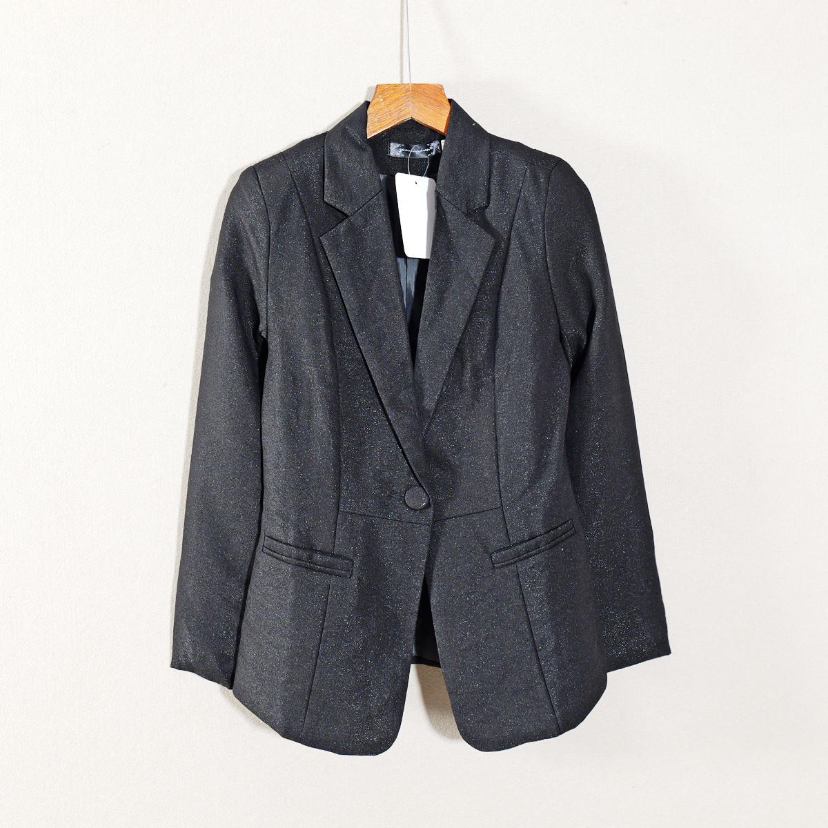 春秋款新品女装纯色长袖修身显瘦V领外套上衣服休闲风简约气质潮