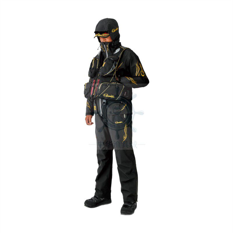 新款钓鱼服GAMAKATSU伽玛卡兹GM-3772防水透气矶钓服套装渔具船钓