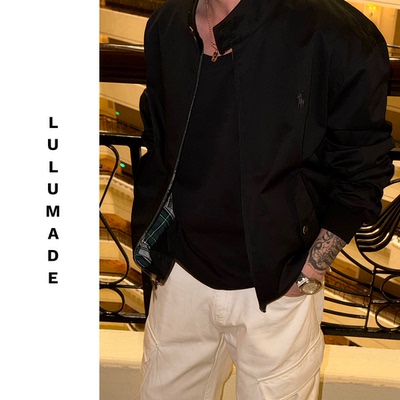 Lulumade哈灵顿立领纯棉夹克