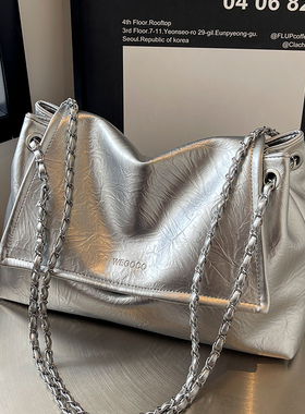 今年流行简约腋下包女包2026新款百搭高级感大容量时尚单肩斜挎包