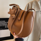 大容量单肩斜挎包托特包 复古时尚 小众质感百搭水桶包2026新款 春季