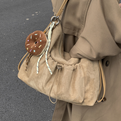 韩系复古学生背包女式