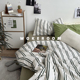 Medieval 中古条纹床品纯棉水洗棉四件套 混搭中性风双人全棉被套