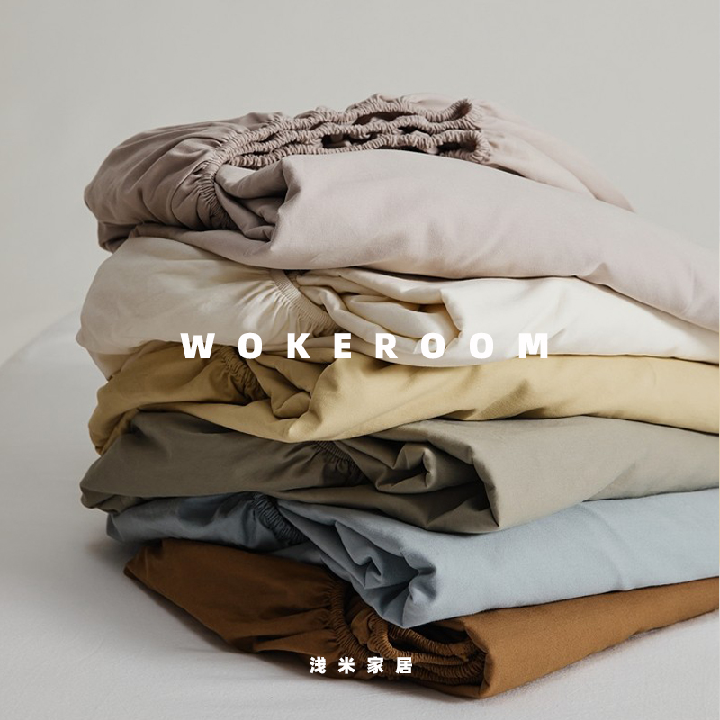 100支纯棉加厚磨毛单件床笠单品