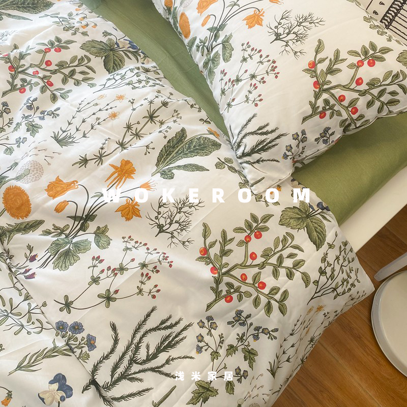 新作未闻花名春季纯棉四件套