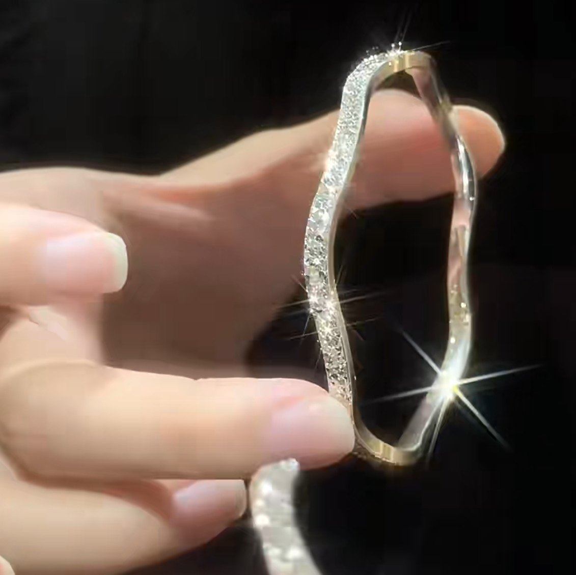 水贝纯银999碎碎冰莫比乌斯手镯女实心时尚个性小众轻奢百搭礼物,饰品/流行首饰/时尚饰品新,银饰手镯,淘宝优惠券,粉丝福利购,淘宝优惠卷