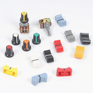 舞台音箱调音台功放4mm8mm推子音量旋钮直滑电位器帽子花柄6mm