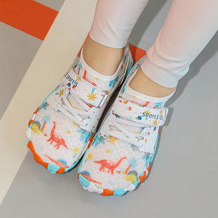 免系带健身鞋幼儿散打训练鞋儿童地板室内练跆拳道鞋跳绳鞋专用女