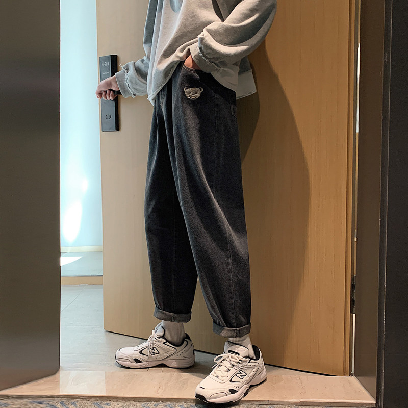 港风刺绣大码日系牛仔裤54%棉46%涤纶DSA012-nz030-p60,男装牛仔裤,星座415A（原A012）