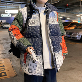 港风大码男士大码男棉衣色不规则不对称面DSA012m36p110，男装棉衣，星座415A（原A012）