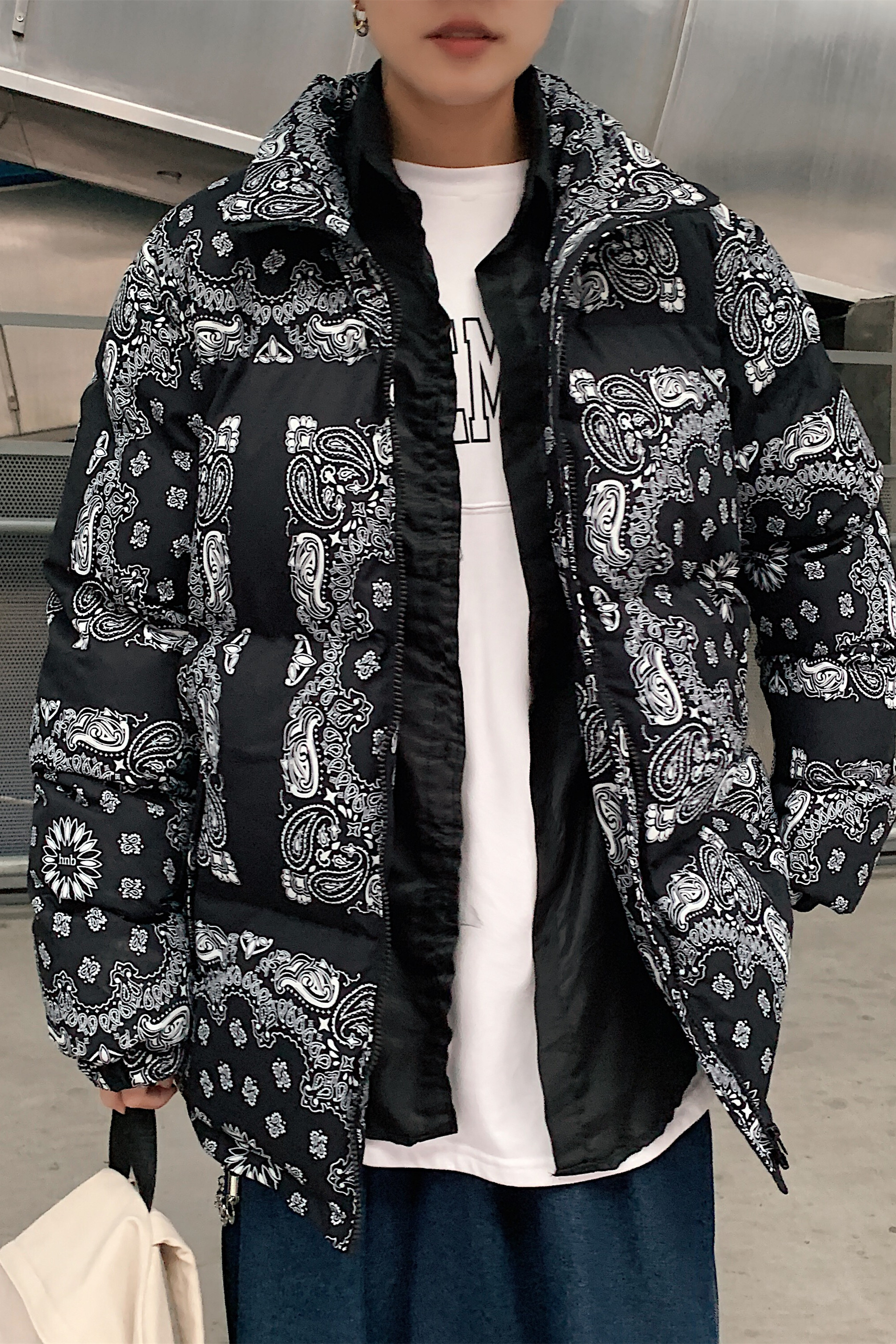 港风大码男士色不规则黑腰果DSA012m36p110,男装棉衣,星座415A（原A012）
